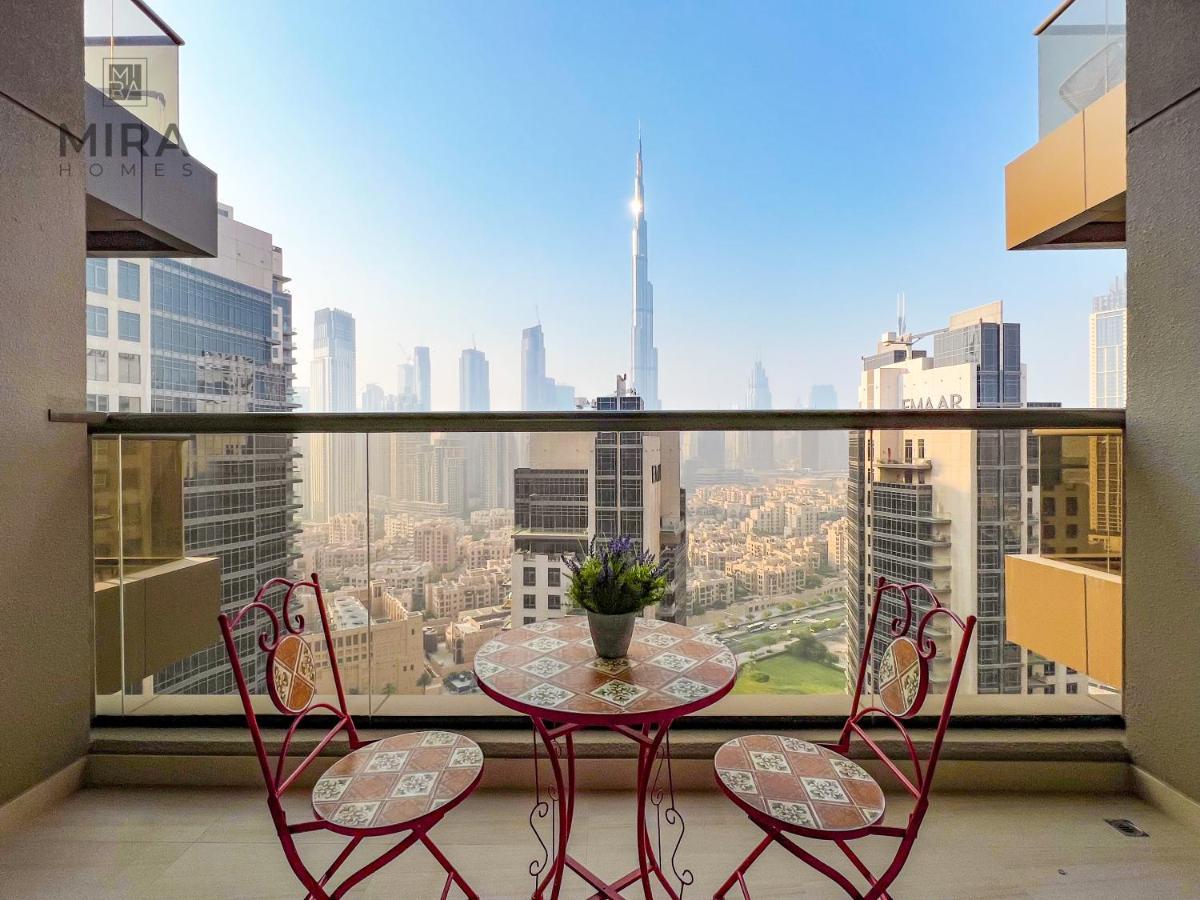 Mira Holiday Homes - Lovely Studio With Burj Khalifa View Dubái Exterior foto